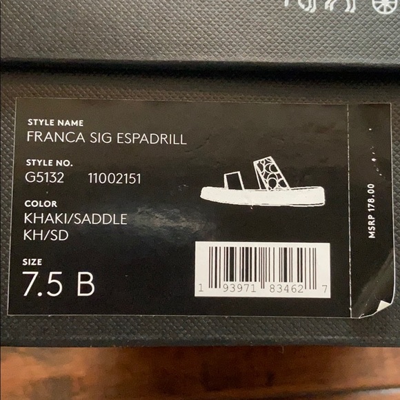 Coach Franca Sig Espadrill - Picture 2 of 5